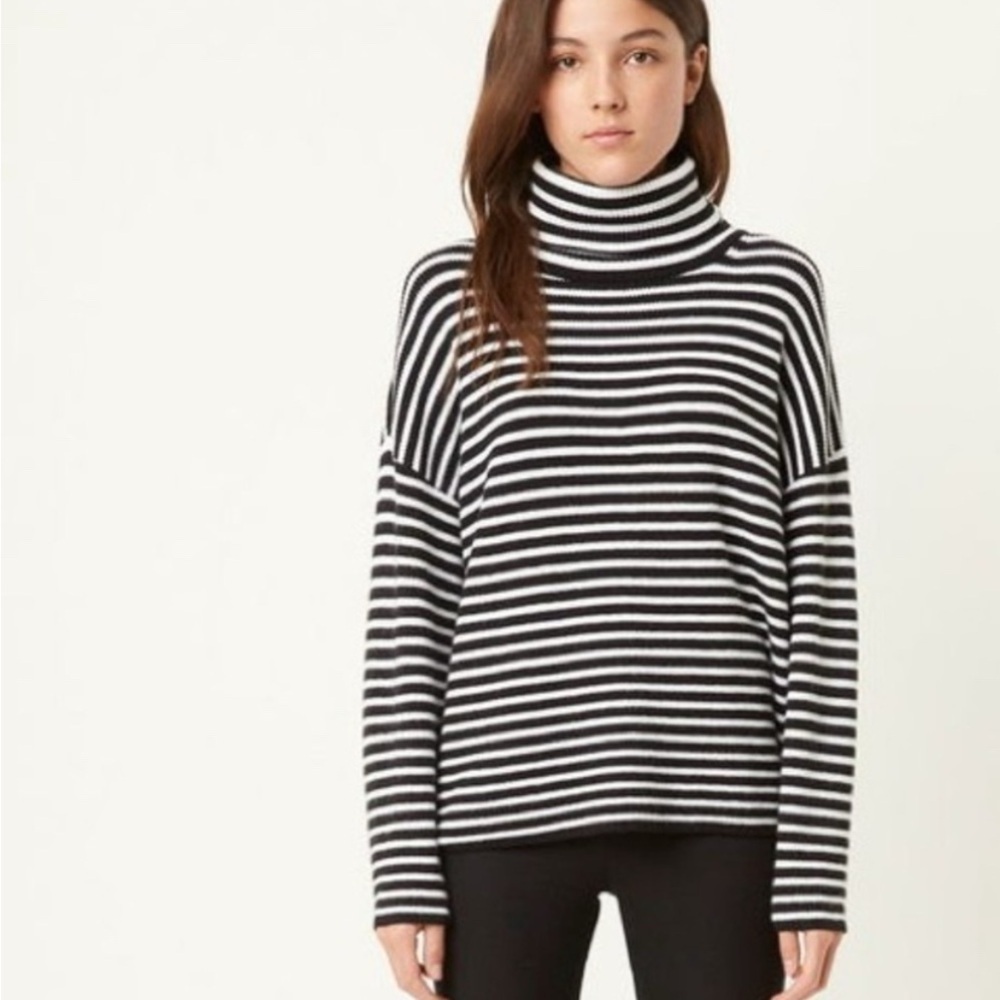 French Connection Heavy Knit Turtleneck Sweater